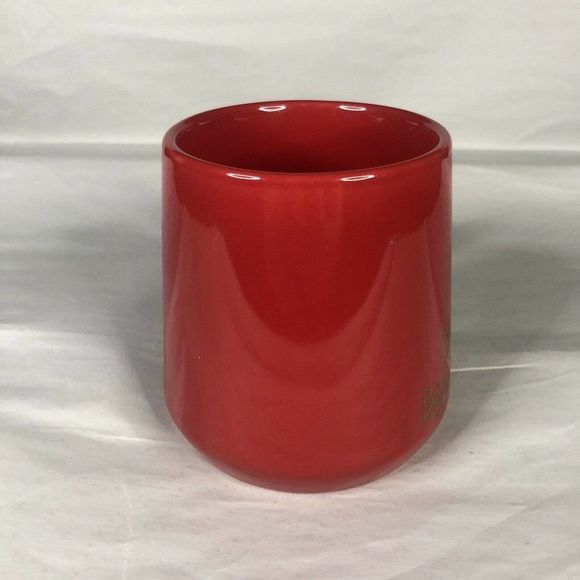 Starbucks Red Coffee Tea Mug Hand Warmer Ceramic 12 oz Holiday Christmas 2019 - Picture 5 of 6